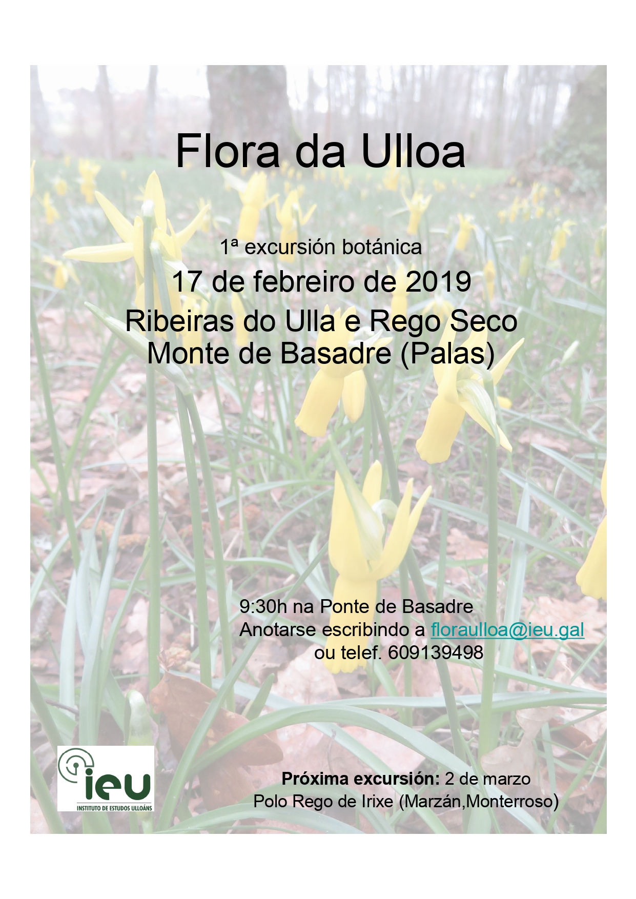 1ª exc Flora da Ulloa, Instituto de Estudos Ulloáns