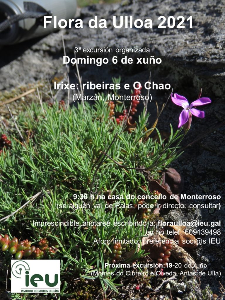 Excursión Flora da Ulloa 3-21, Irixe, Instituto de Estudos Ulloáns