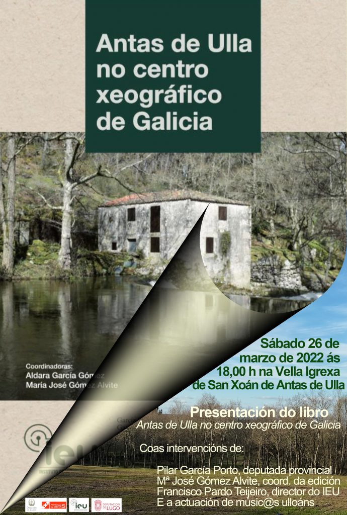 Presentación do libro Antas de Ulla no Cantro Xeográfico de Galicia, Instituto de Estudos Ulloáns, Deputación de Lugo
