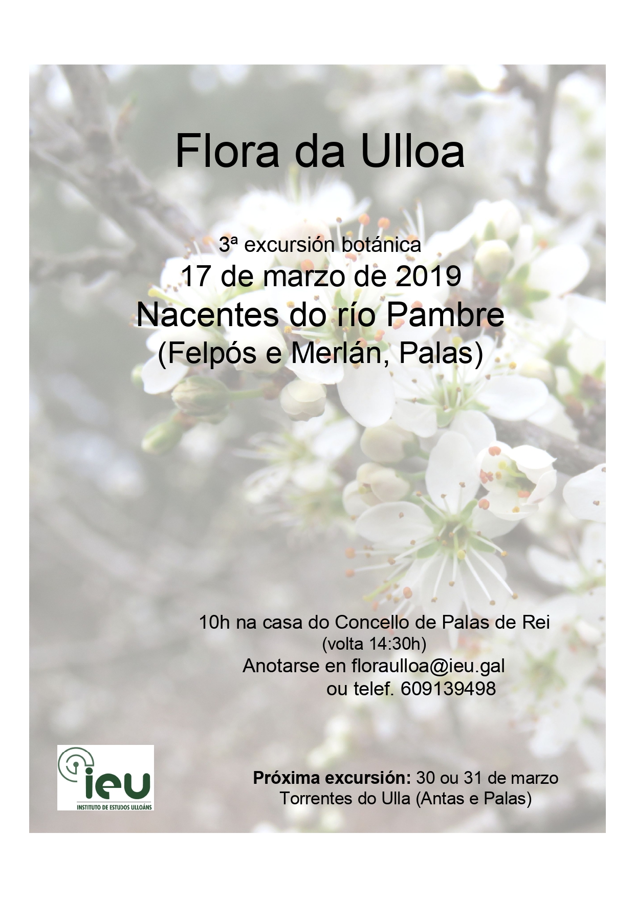 3ª Excursión Proxecto Flora Ulloa, Instituto Estudos Ulloánas