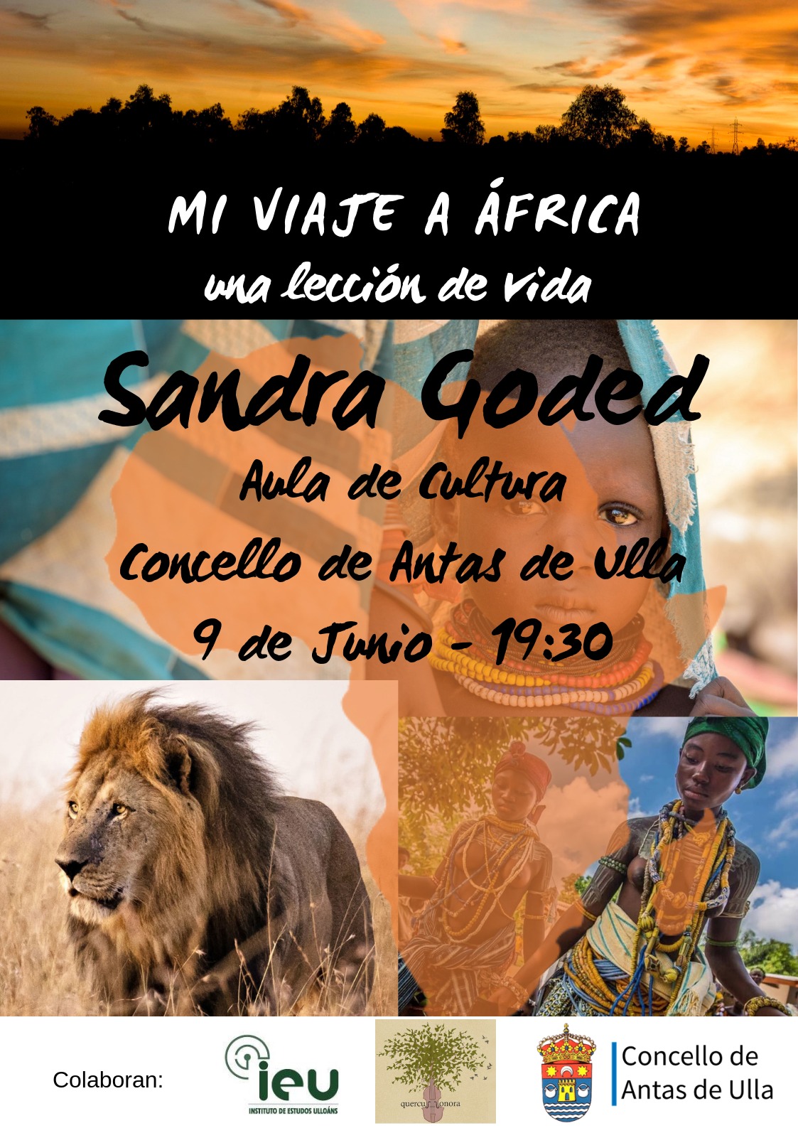 Africa, Conferencia Sandra Goded 9 xuño 2019, Instituto de Estudos Ulloáns, Quercus sonora, IEU