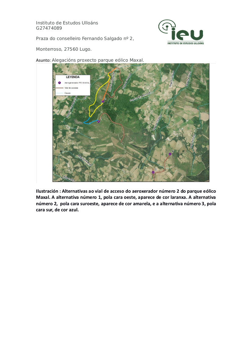 Alegacións do IEU ao proxecto Parque Eólico Maxal(4)