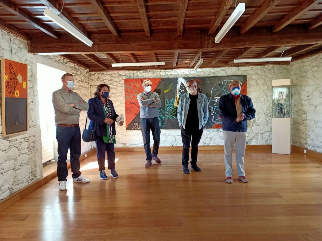 Cartografía simbólica, exposición de Antón Patiño, Castelo de Pambre, Instituto de Estudos Ulloáns