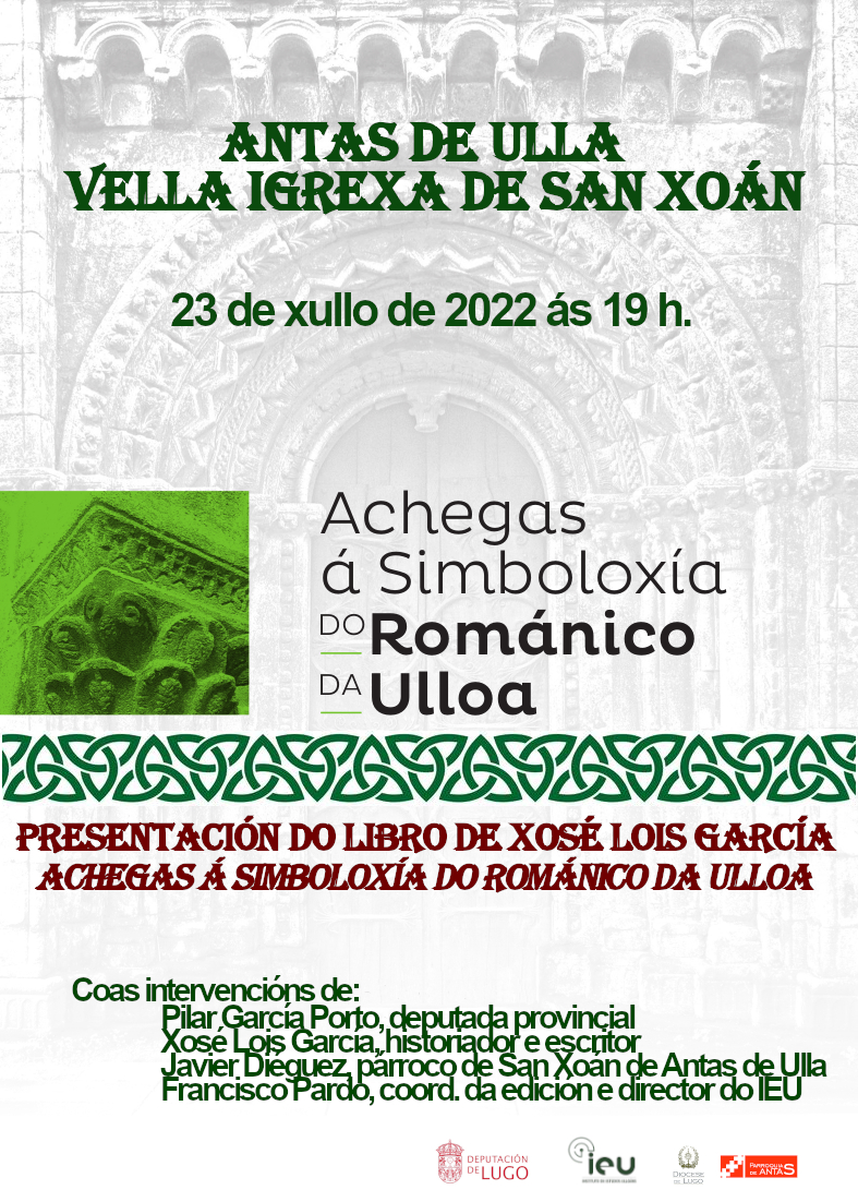 Presentación do libro Achegas ao simbolismo do románico da Ulloa, Instituto de Estudos Ulloáns IEU, Deputación de Lugo
