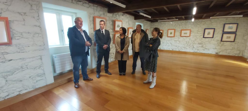 Inauguración exposicion Alicia Aradilla, castelo de Pambre