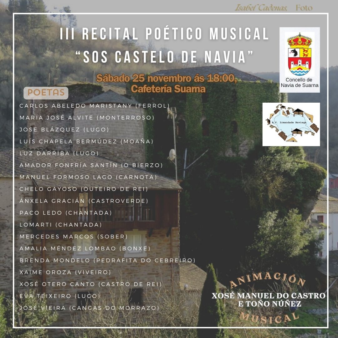 III recital poetico musical SOS Castelo de Navia