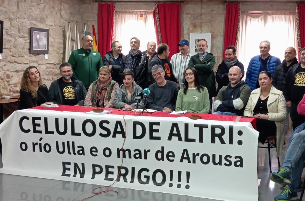 Plataformas Ulloa Viva e en Defensa da Ría de Arousa, Carril, 18-3-2024