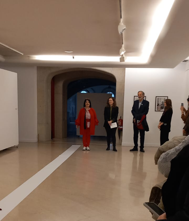 Inauguración exposición Corcosendo, Pazo de San Marcos, Lugo, IEU
