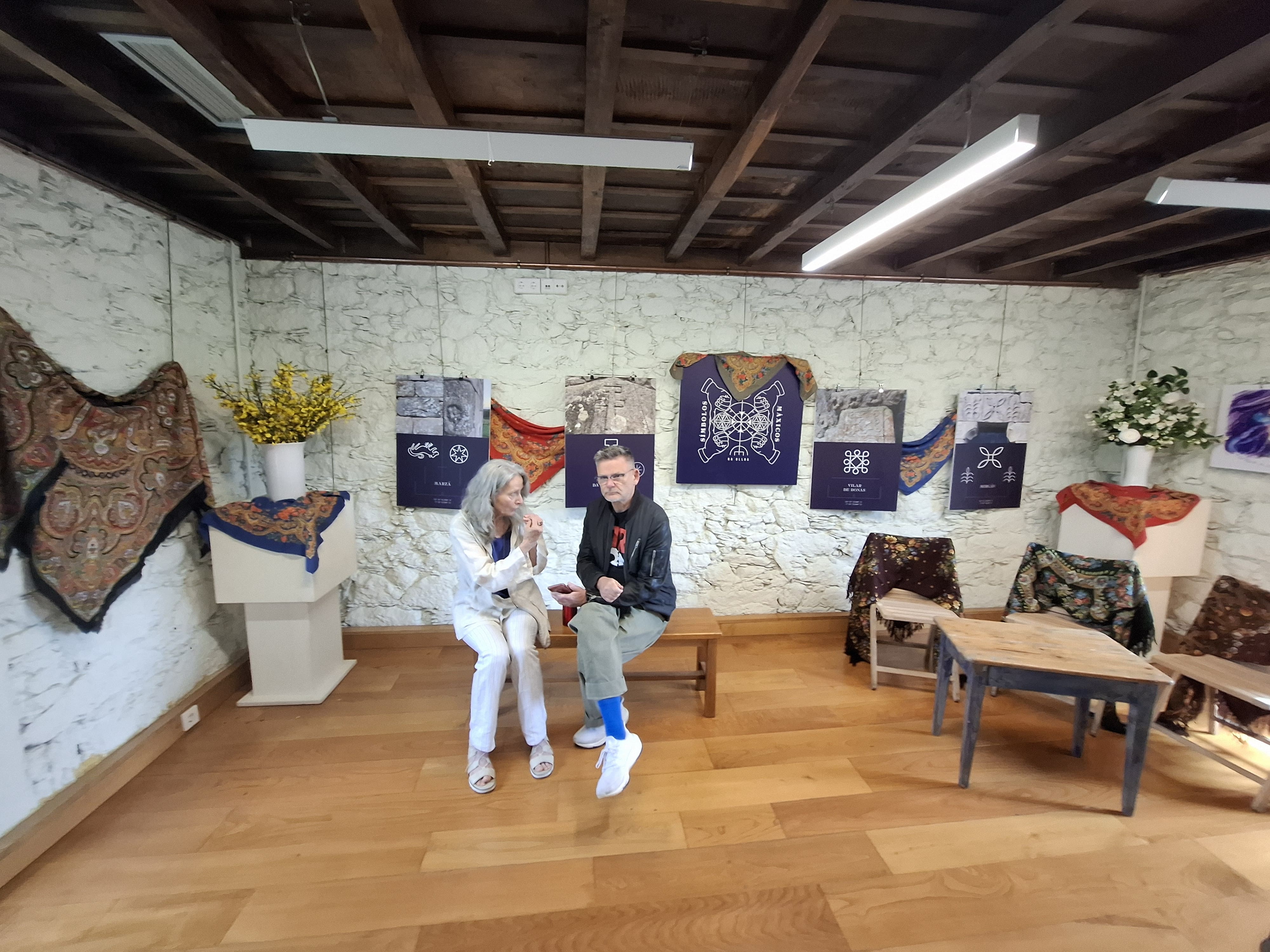 Claire Varin e Ralf Jurguens, Dia das Letras Galegas 2025, IEU, castelo de Pambr